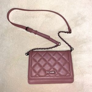 Brand New Steve Madden Mauve Quilted Crossbody Bag
